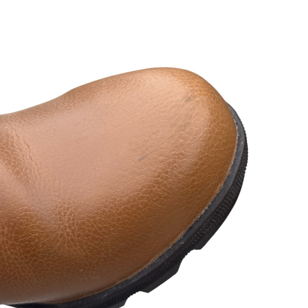 Sorel Joan Of Arctic Boots Girls 5 Brown Wedge Chelsea Glitter Shimmer Pull On - Picture 12 of 12